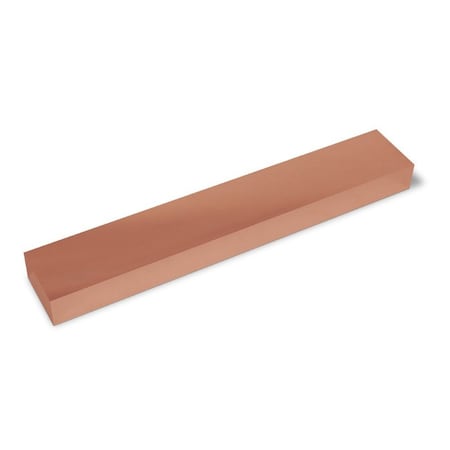 Tci Precision Metals Precision Ground/Milled 1.000in X 2.000in X 12.000in C110 Copper SB-C110-1000-02-12